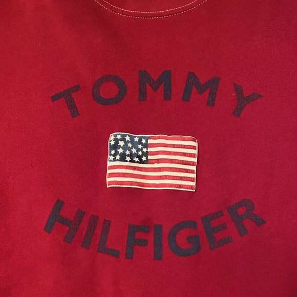 Vintage Tommy Hilfiger Cotton Pullover Sweater XL - Picture 3 of 6